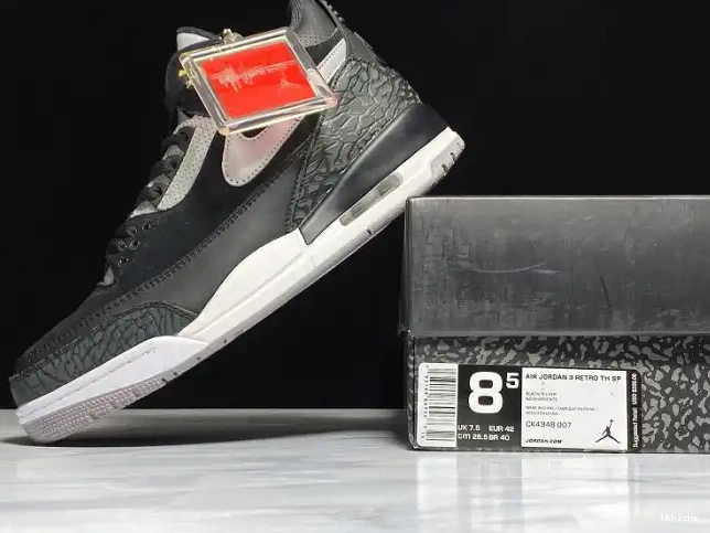 Rep TBK Grey Air Tinker Jordan Black CK4348-007 3 Cement 0608